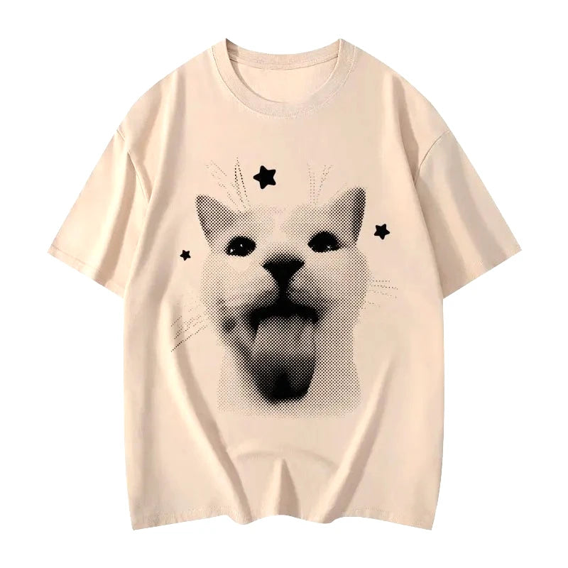 Patexy™T-Shirts Funny Cat Meme Graphic 
