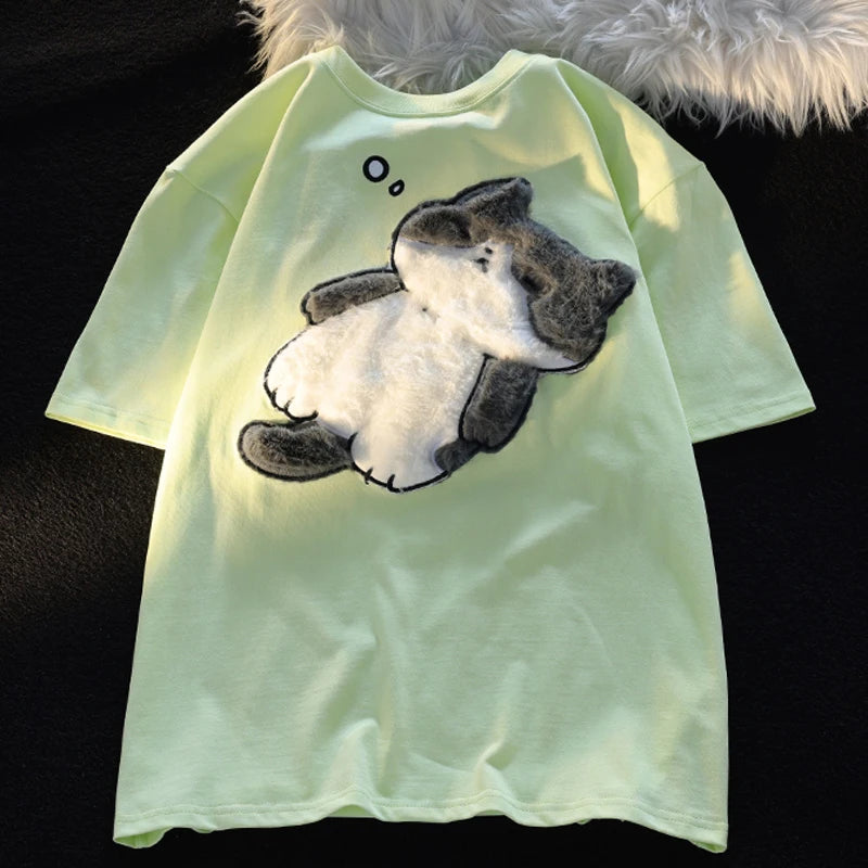 Patexy™ Summer New Cartoon Cat Women'S T-Shirt