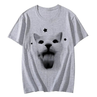Patexy™T-Shirts Funny Cat Meme Graphic 