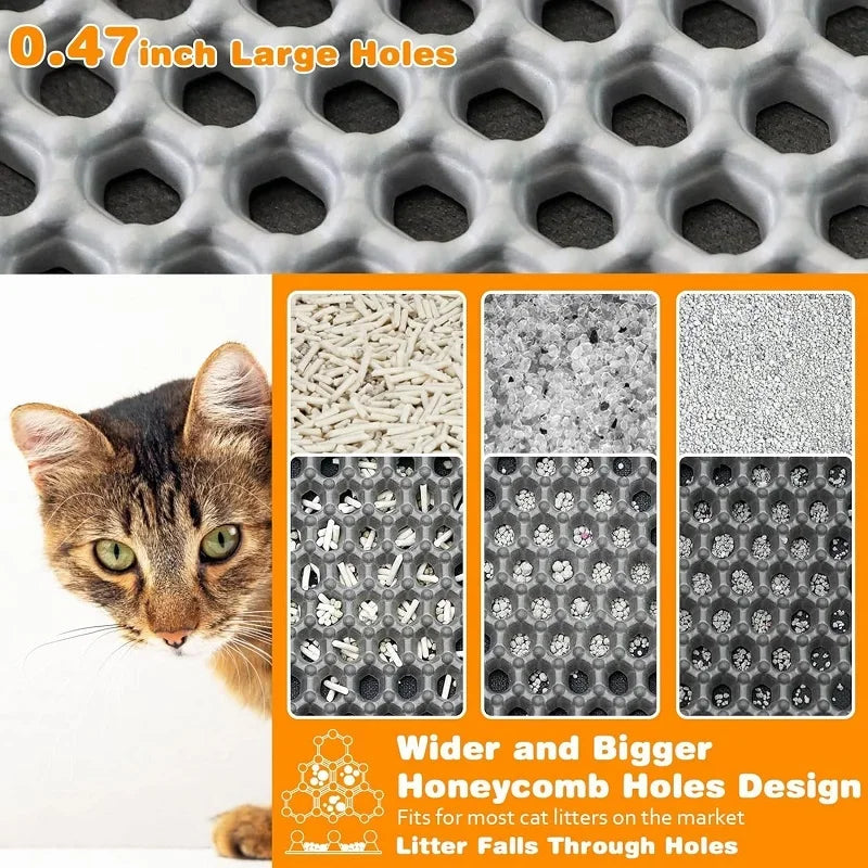 Patexy™Cat Litter Mat Heavy Duty Waterproof 