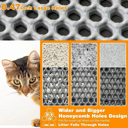 Patexy™Cat Litter Mat Heavy Duty Waterproof 