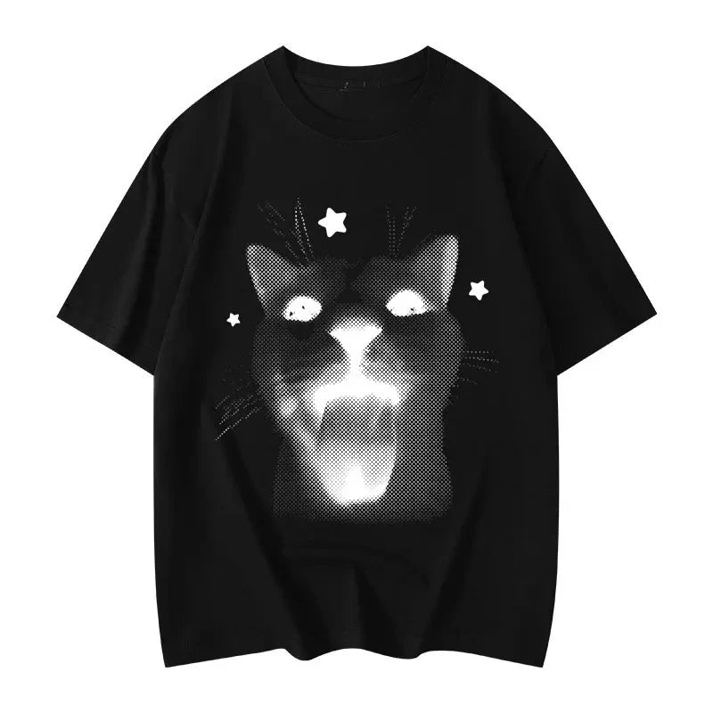 Patexy™T-Shirts Funny Cat Meme Graphic 