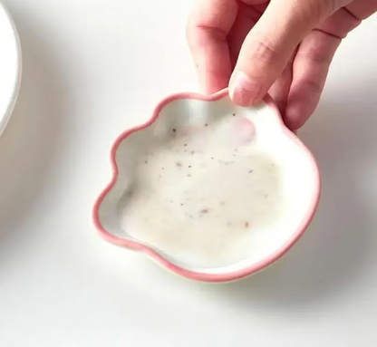  Patexy™ Cute Cat'S Paw Taste Dish Ceramic 
