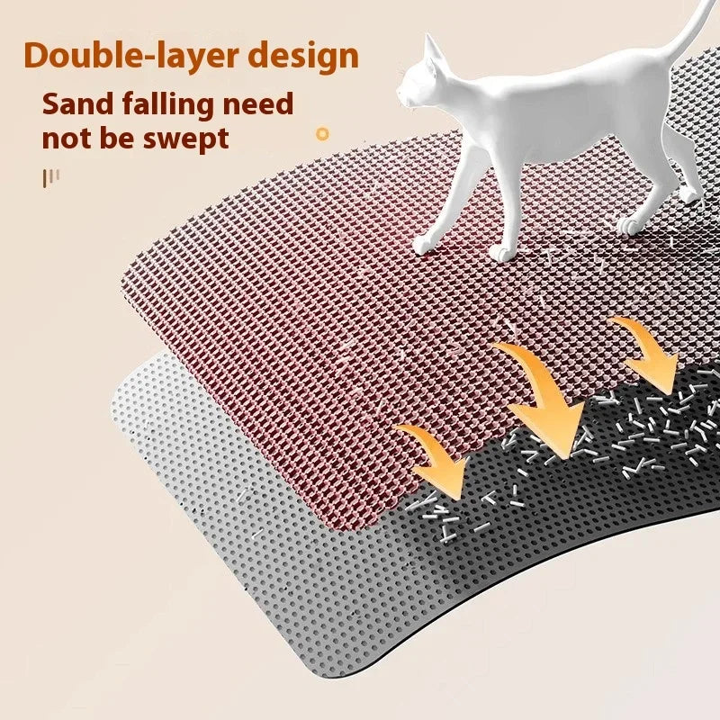 Patexy™Cat Litter Mat Heavy Duty Waterproof 