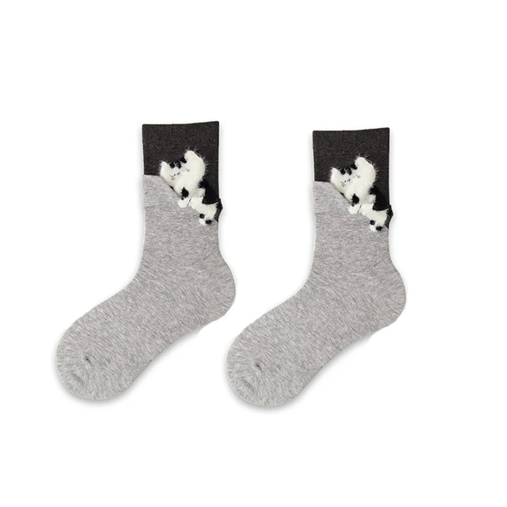 Patexy™ Autumn Winter Cat Cartoon Mid-Calf Socks