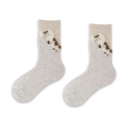 Patexy™ Autumn Winter Cat Cartoon Mid-Calf Socks