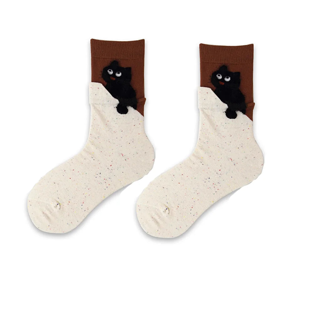 Patexy™ Autumn Winter Cat Cartoon Mid-Calf Socks