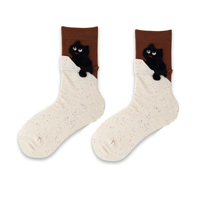 Patexy™ Autumn Winter Cat Cartoon Mid-Calf Socks