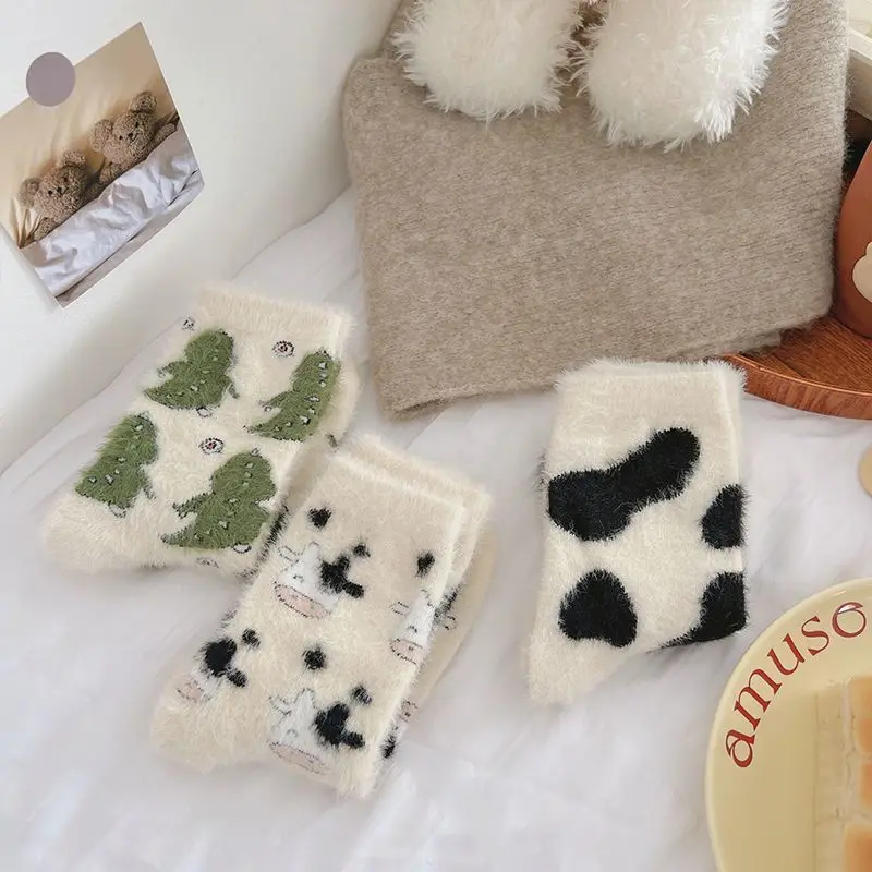 Patexy™ Cartoon Cute Cow Mink Velvet Socks