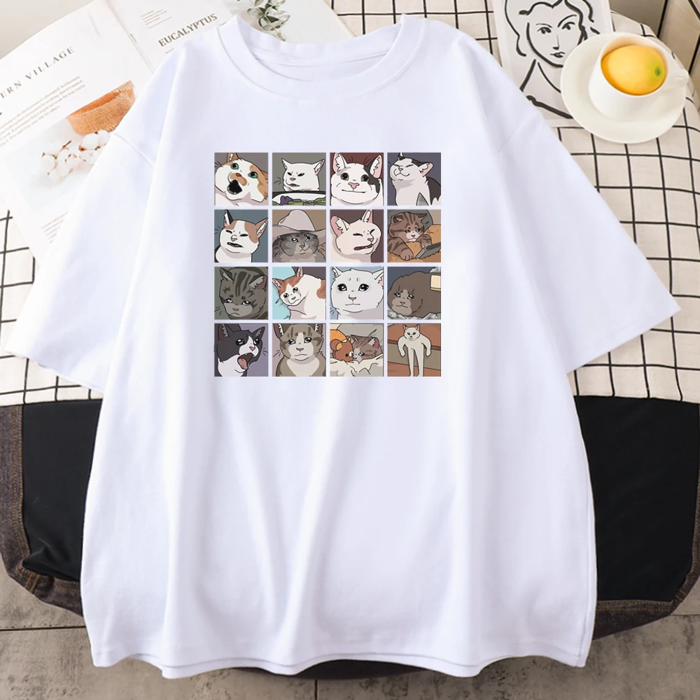 Patexy™ Meme Cats Puzzle Creativity Printed Unisex T-Shirts