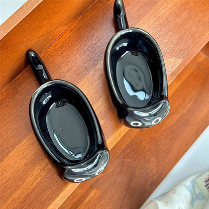 Patexy™ Ceramic Cat-Shaped Mini Dipping Plate Side Dish Small Bowl