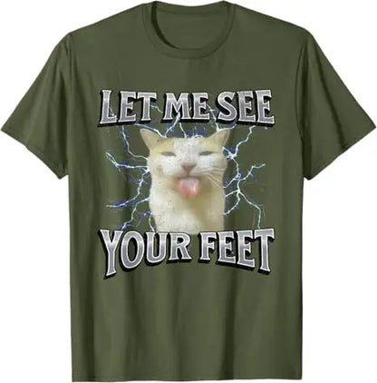 Patexy™ Your Feet Funny Offensive Cat Meme 