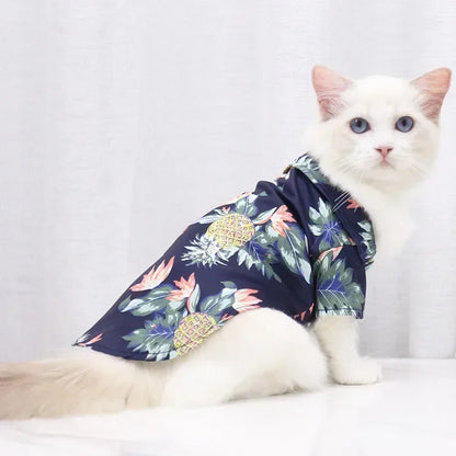 Patexy™Hawaiian Style Summer Dog Shirt – Breathable Beachwear for Cats & Dogs
