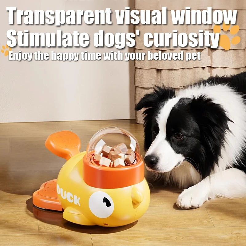 Patexy™ Interactive Duck Pet Feeder - Automatic Food Dispenser for Cats & Dogs