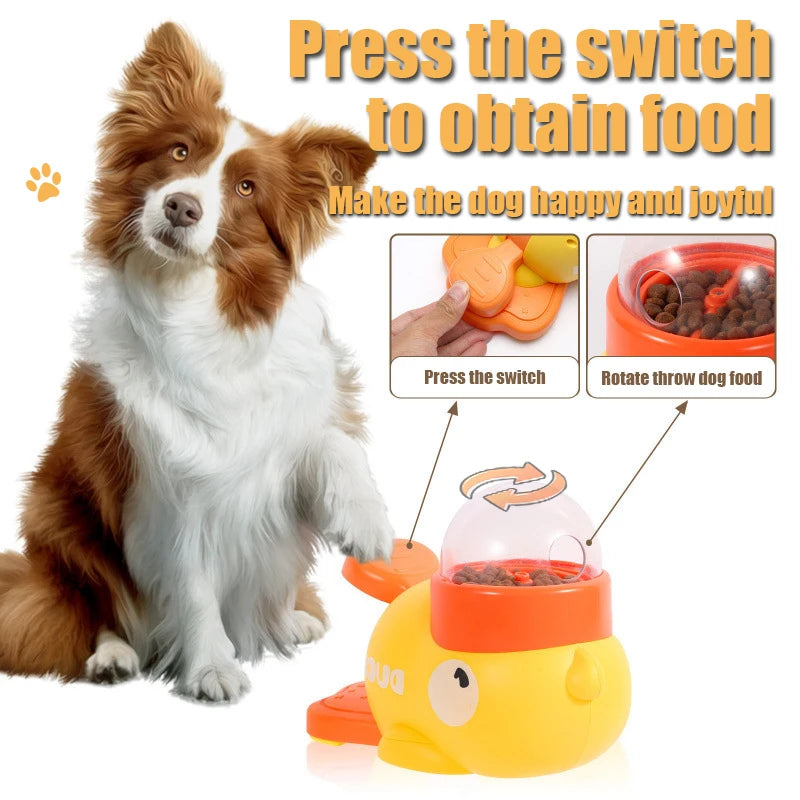 Patexy™ Interactive Duck Pet Feeder - Automatic Food Dispenser for Cats & Dogs