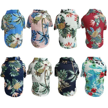 Patexy™Hawaiian Style Summer Dog Shirt – Breathable Beachwear for Cats & Dogs