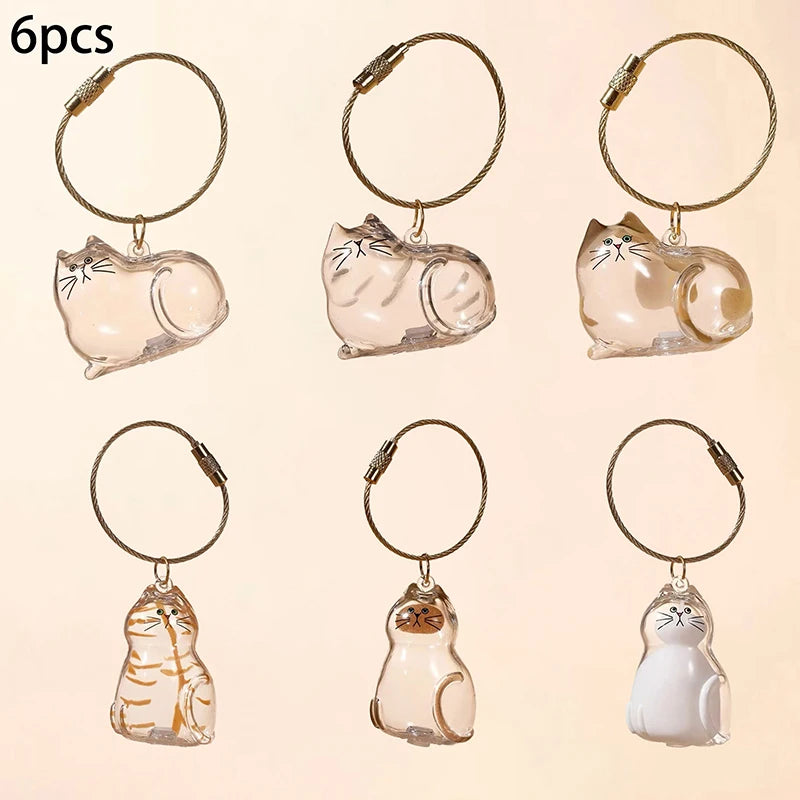 Patexy™Cat Memorial Keychain - Handmade Pet Hair Keepsake & Storage Container