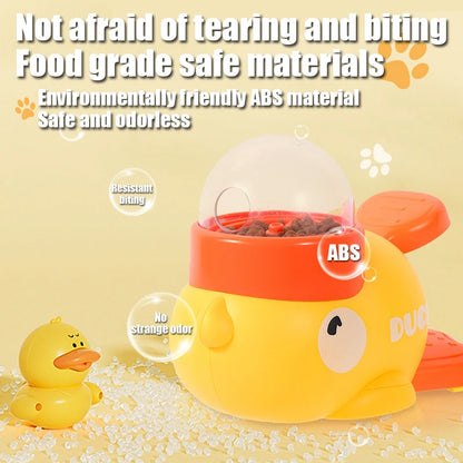 Patexy™ Interactive Duck Pet Feeder - Automatic Food Dispenser for Cats & Dogs