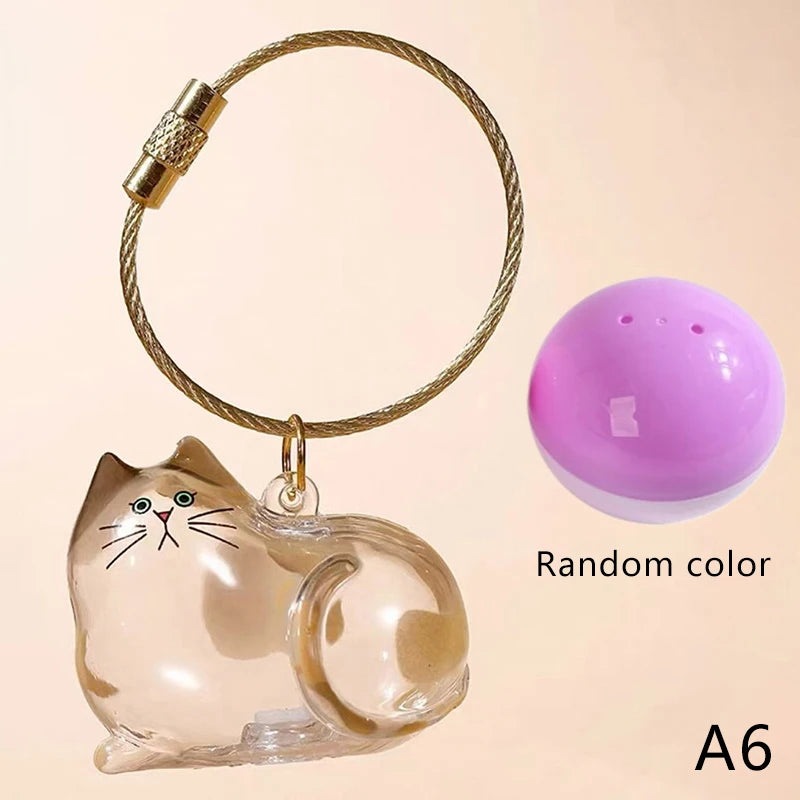 Patexy™Cat Memorial Keychain - Handmade Pet Hair Keepsake & Storage Container