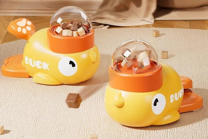 Patexy™ Interactive Duck Pet Feeder - Automatic Food Dispenser for Cats & Dogs