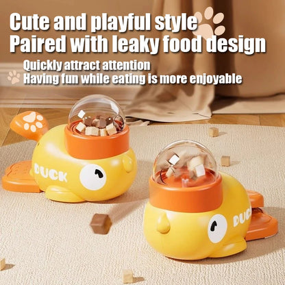 Patexy™ Interactive Duck Pet Feeder - Automatic Food Dispenser for Cats & Dogs