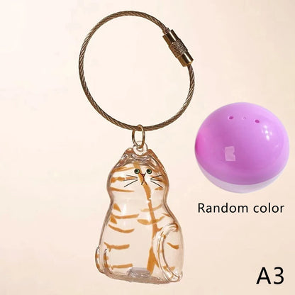 Patexy™Cat Memorial Keychain - Handmade Pet Hair Keepsake & Storage Container