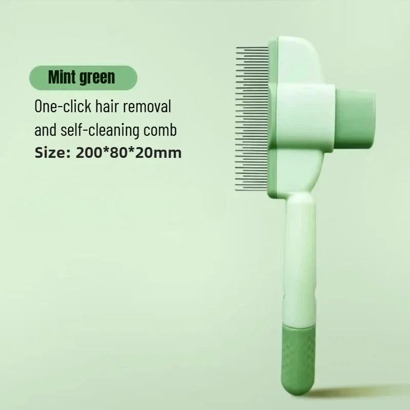 Patexy™Premium Self-Cleaning Dog Brush - Hard Steel Teeth Pet Comb