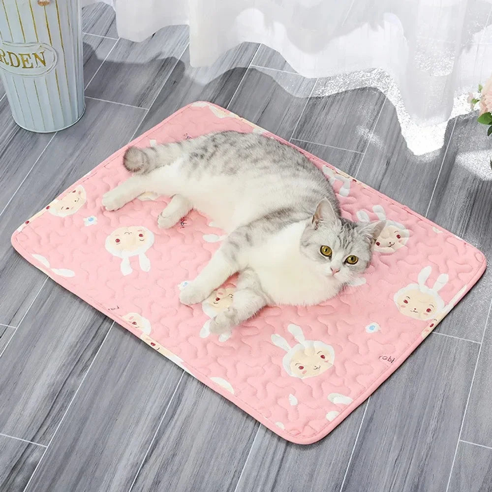 Patexy™Premium Pet Cooling Mat – Breathable Ice Blanket for Dogs & Cats, Moisture-Proof