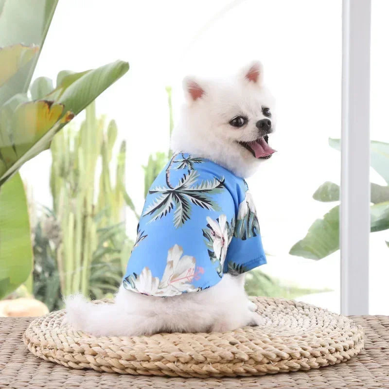 Patexy™Hawaiian Style Summer Dog Shirt – Breathable Beachwear for Cats & Dogs