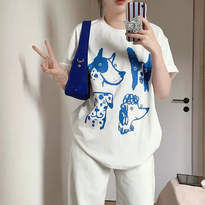 Patexy™ Cartoon Dogs Printing Kpop 