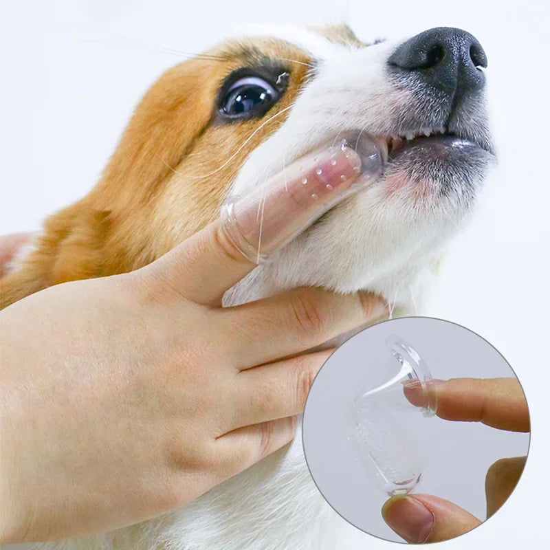 Patexy™Super Soft Silicone Finger Toothbrush for Dogs & Cats