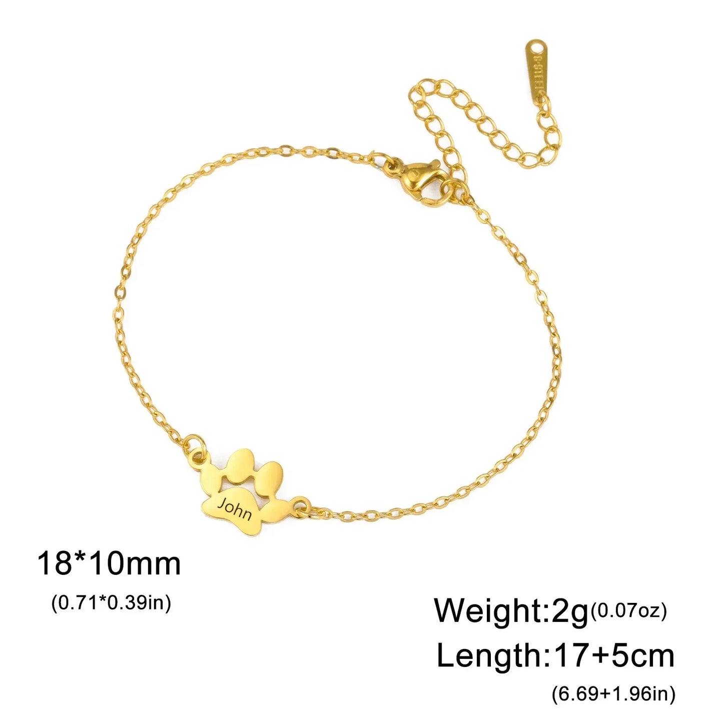 Patexy™ Cute Dog Cat Paw Bracelet 