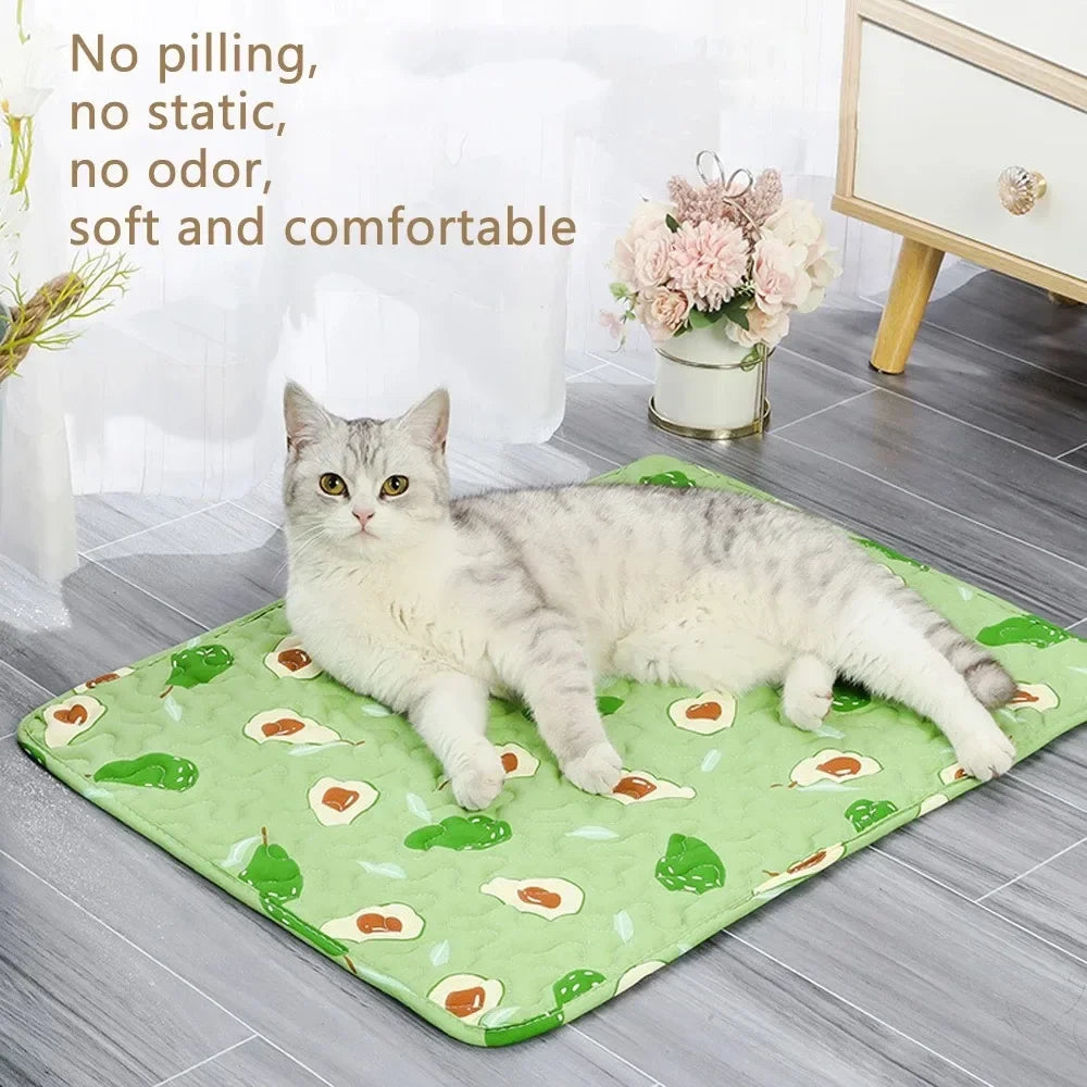 Patexy™Premium Pet Cooling Mat – Breathable Ice Blanket for Dogs & Cats, Moisture-Proof
