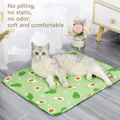 Patexy™Premium Pet Cooling Mat – Breathable Ice Blanket for Dogs & Cats, Moisture-Proof
