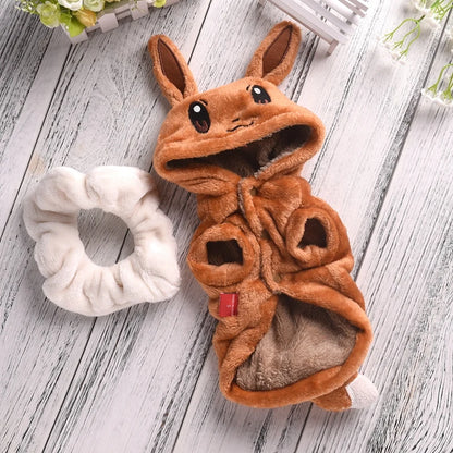 Funny Halloween Pet Costume - Warm Fleece Coat for Small & Medium Dogs