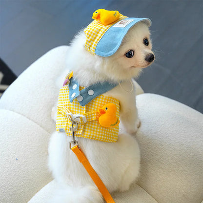 Patexy™ 3-Piece Cartoon Pet Harness & Leash Set for Cats & Puppies