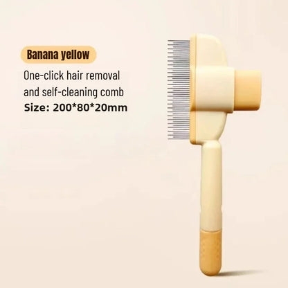 Patexy™Premium Self-Cleaning Dog Brush - Hard Steel Teeth Pet Comb