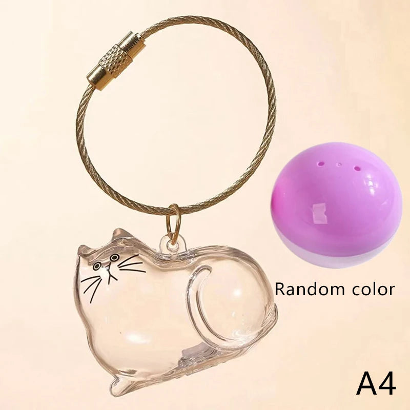 Patexy™Cat Memorial Keychain - Handmade Pet Hair Keepsake & Storage Container