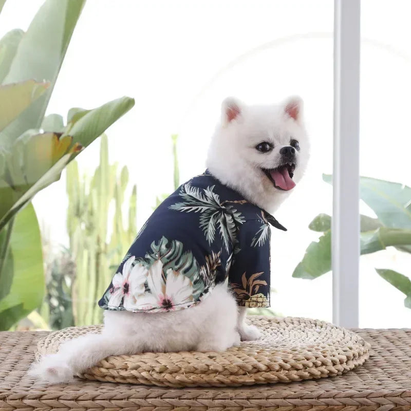 Patexy™Hawaiian Style Summer Dog Shirt – Breathable Beachwear for Cats & Dogs