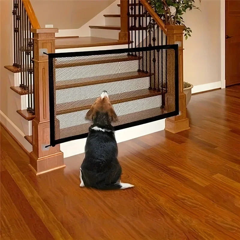 Patexy™Heavy Duty Dog Barrier Gate – Foldable Mesh Pet Security Fence