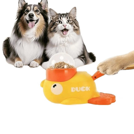 Patexy™ Interactive Duck Pet Feeder - Automatic Food Dispenser for Cats & Dogs