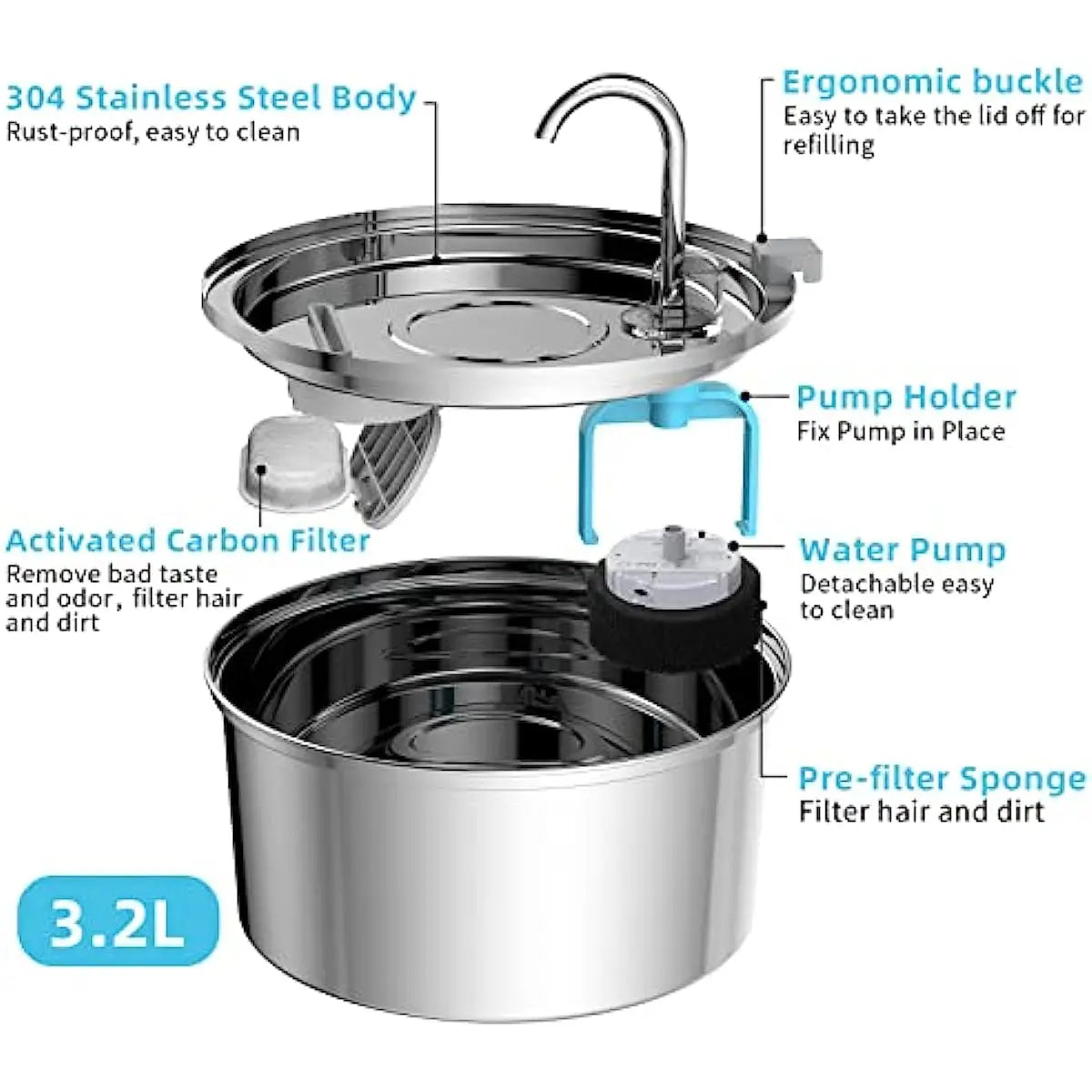 Patexy™ Cat Water Fountain