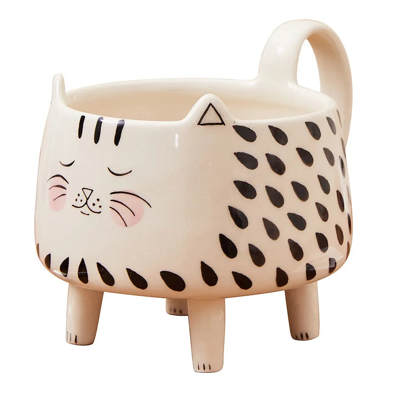 Patexy™ Cat Mug with 4 Legs Cat Cute Coffee Mug