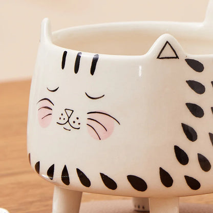 Patexy™ Cat Mug with 4 Legs Cat Cute Coffee Mug